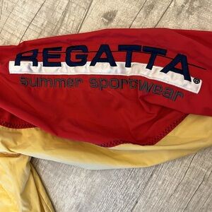 Vintage REGATTA SPORT Summer Sportswear Color‎ Block Sailing Size XL